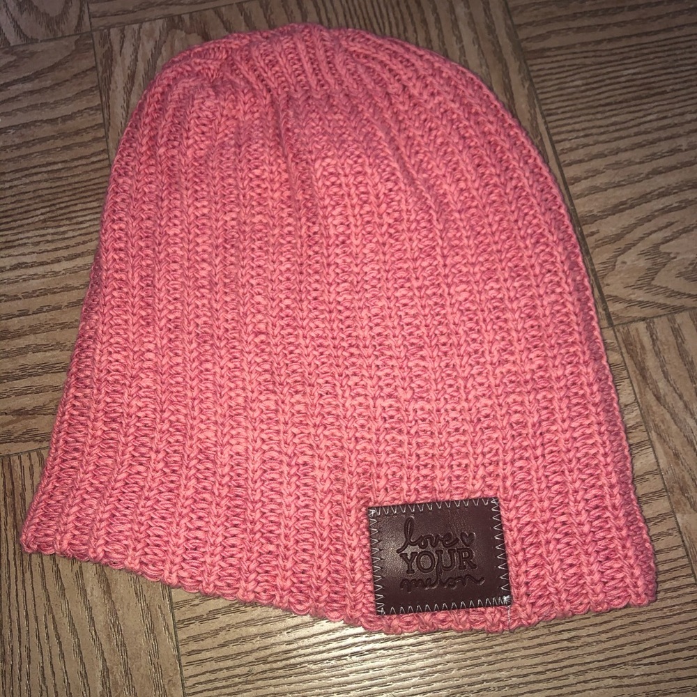 Love Your Melon hat pink